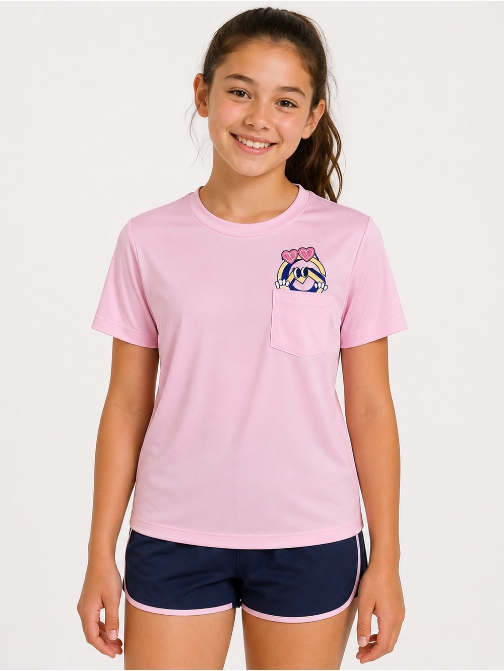 Magellan Outdoors Girls Pink Fish Gear Shirt